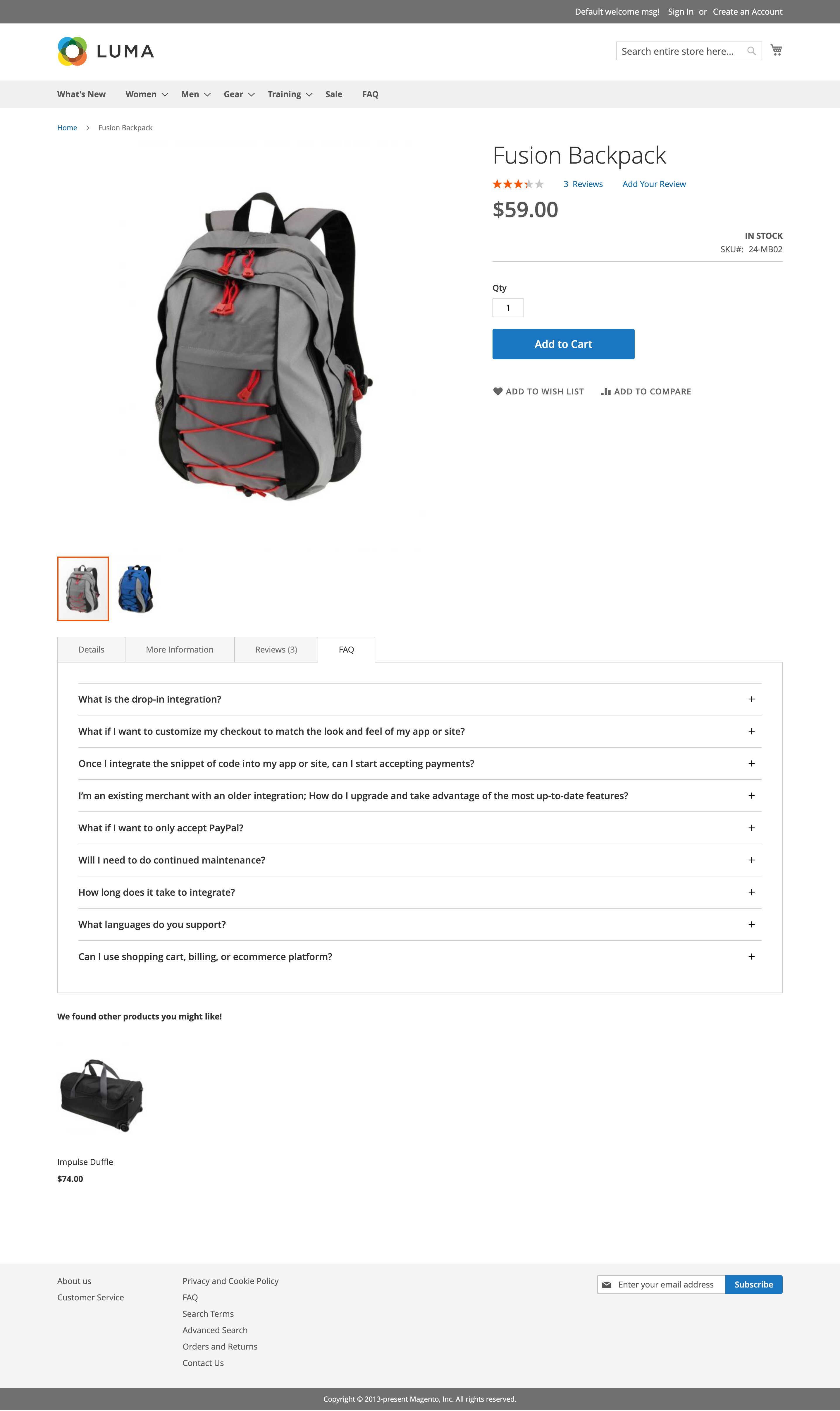 FAQ On Product Page
